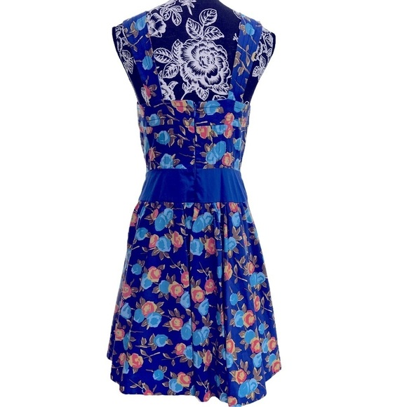Plenty  by Tracy Reese for Anthropology floral dress 4 - Picture 2 of 9